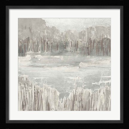 Framed Silver Landscape Neutral Print