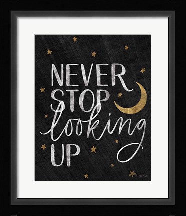 Framed Little Child I Black Gold Print