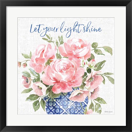 Framed From the East II Print