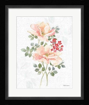 Framed Floral Focus VIII Print