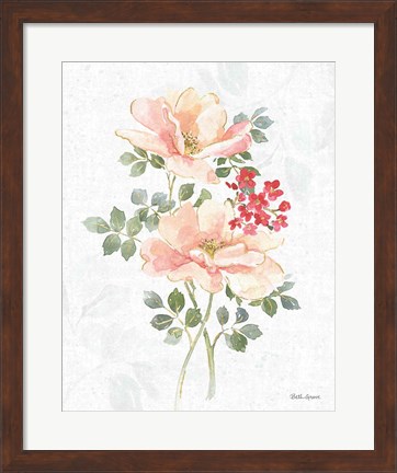 Framed Floral Focus VIII Print