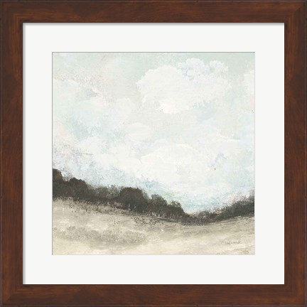 Framed In the Field Square II Neutral Print