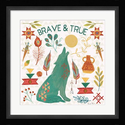 Framed Southwest Vibes II Print