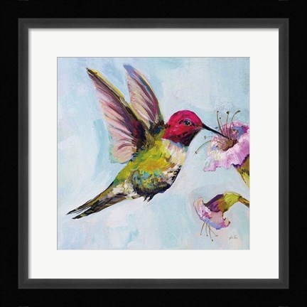 Framed Hummingbird I Print