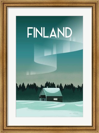 Framed Finland I Print