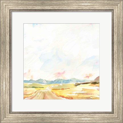 Framed Road to Bountiful Square Print