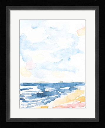 Framed Pink Sands I Print