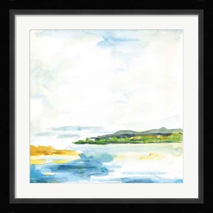 Framed Distant Islands Print