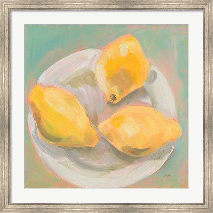 Framed Life and Lemons I Print