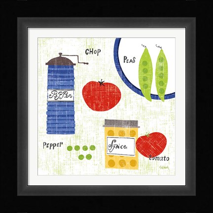 Framed Cooking it I Print