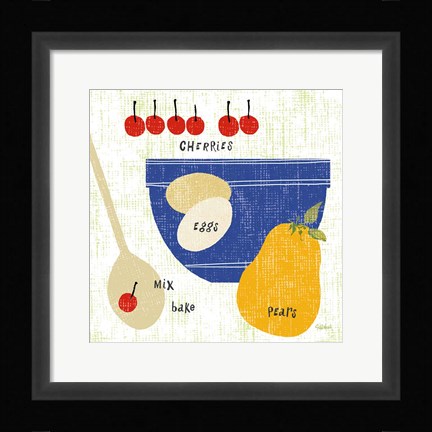 Framed Baking It I Print