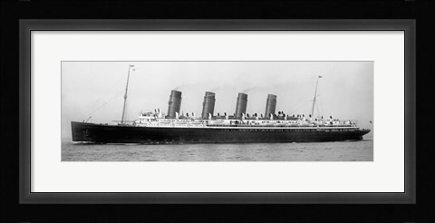 Framed Mauretania, 1907 Print