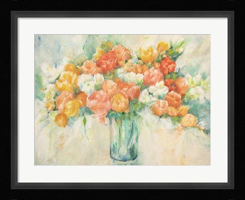 Framed Bouquet di Primavera Print
