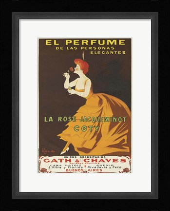 Framed Jacqueminot Print