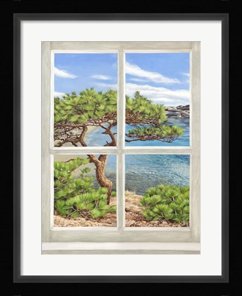 Framed Baie Mediterraneenne I Print