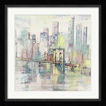 Framed Mattino a Manhattan (detail) Print