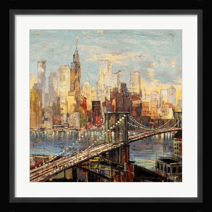 Framed Sera su Manhattan Print