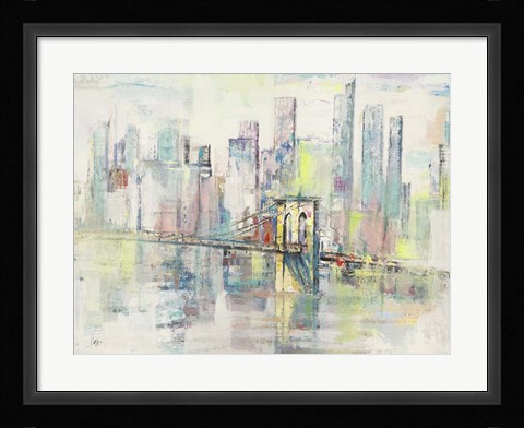 Framed Mattino a Manhattan Print