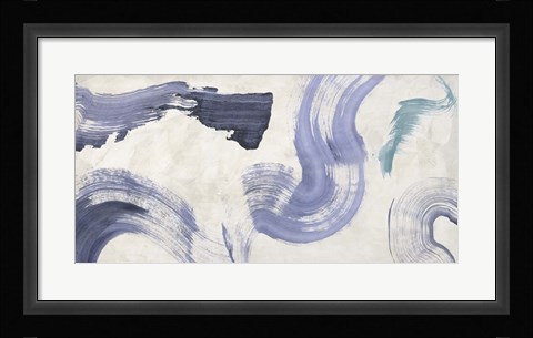 Framed Ocean in Action Print