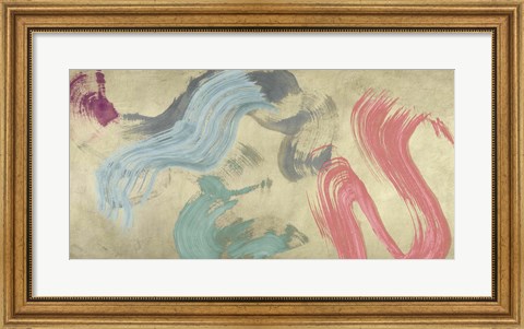 Framed Waves of Relaxation Print