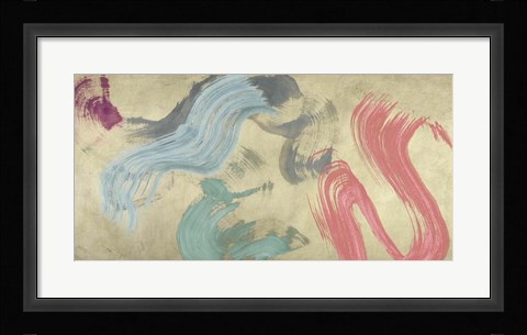 Framed Waves of Relaxation Print