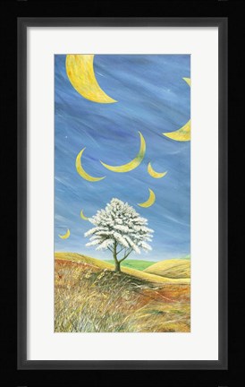 Framed Lune Cadenti Print