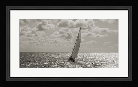 Framed Sailing (detail) Print