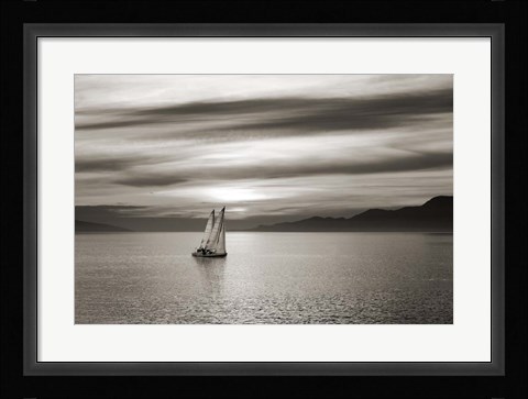 Framed Set Sails Print