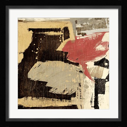 Framed Stone Garden I Print