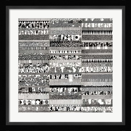 Framed Partitura Visiva I Print