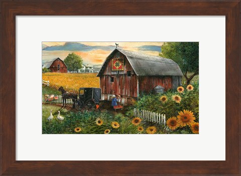 Framed Country Paradise Print
