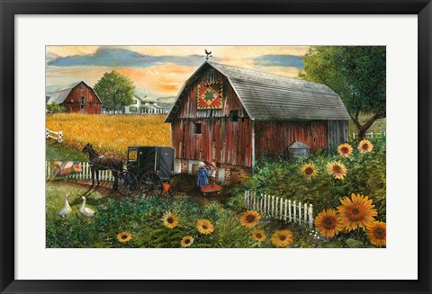 Framed Country Paradise Print