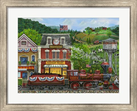 Framed Next Stop Pleasant Valley Print