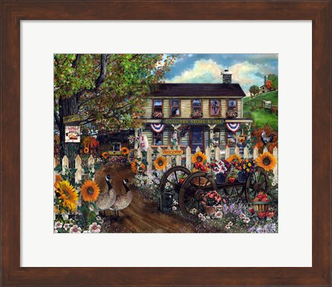 Framed Old Country Store Print