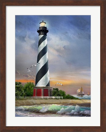 Framed Cape Hatteras Lighthouse Print