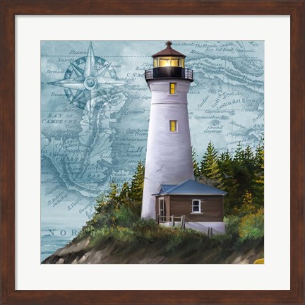 Framed Lighthouse IV Print