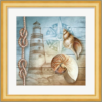 Framed Lighthouse VI Print