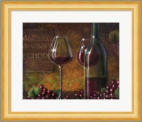 Framed Maison De Vin De Choix Print