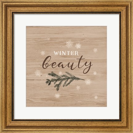 Framed Winter Beauty I Print