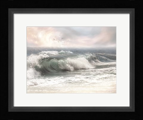 Framed Sun and Surf II Print