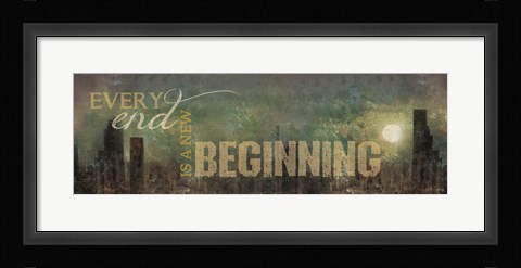 Framed New Beginning Print