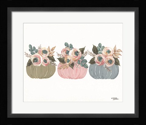 Framed Pumpkin Trio Print