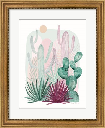 Framed Cactus Summer Print