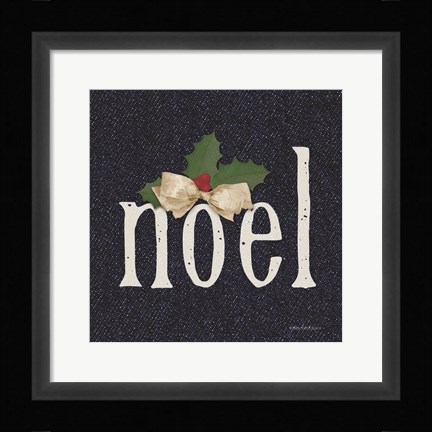 Framed Noel Print