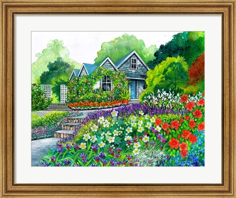 Framed Gardener&#39;s Delight Print