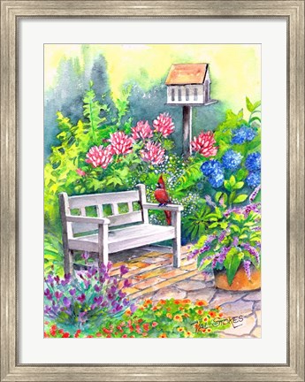 Framed Peaceful Place Print