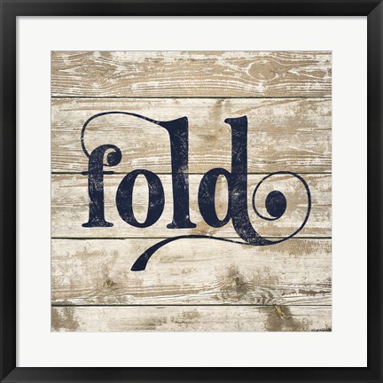 Framed Fold Print