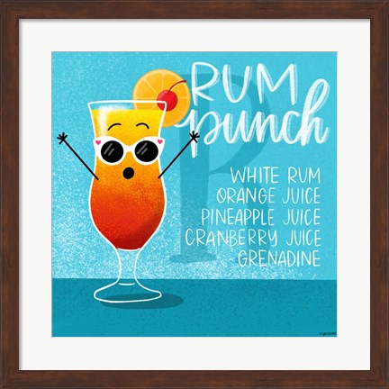 Framed Rum Punch Print