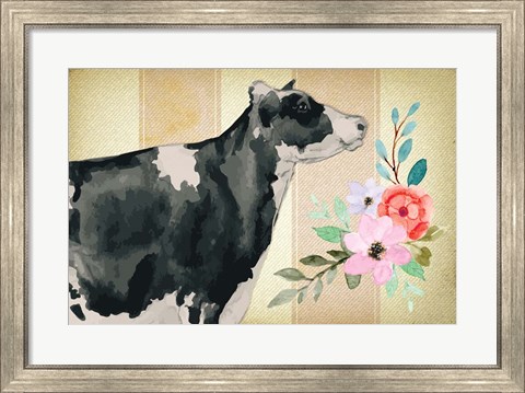 Framed Farmhouse Floral II Print