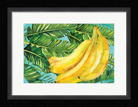 Framed Bananas I Print